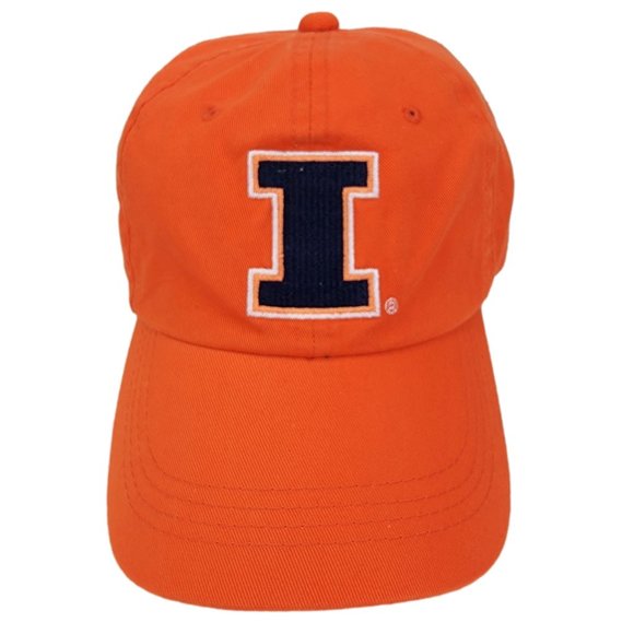 Signatures Accessories | Illinois Fighting Illini Embroidered Baseball Cap Adj. Strap Dad Hat Orange Nwot | Color: Blue/Orange | Size: Os | Marshman71